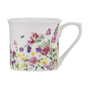 522815 Garden Soiree White Can Mug Ladelle