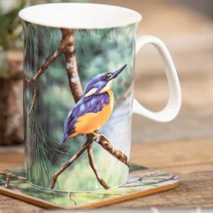522897 Aus Small Birds Kingfisher Mug Ladelle