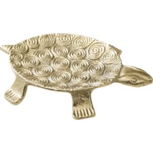 HF866-4 Turtle Brass Tray LaVida