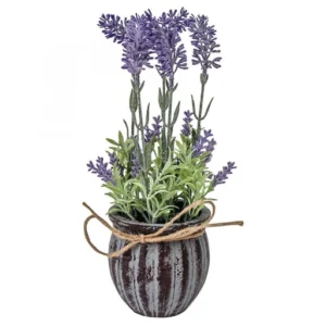 LD5043-6 Lavender Ribb Pot LaVida