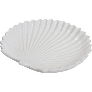 LD6450-8 Palm Plate Sml White LaVida