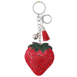 LD9437-1 Keyring Bag Hanger Strawberry LaVida