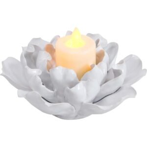 RB2034-1 Tealight Holder White LaVida